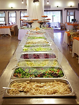 Buffet trays photo