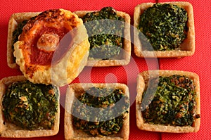 Buffet, treats on the table