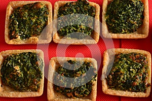 Buffet, treats on the table