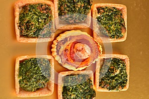 Buffet, treats on the table