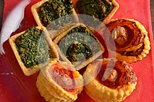 Buffet, treats on the table