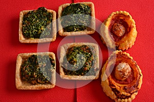 Buffet, treats on the table