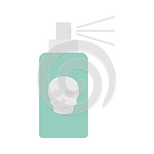 Bug disinfection Flat Vector icon which can easily modify or edit photo