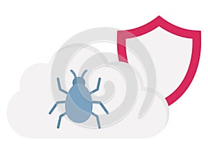 Bug functioning Flat  Vector icon which can easily modify or edit