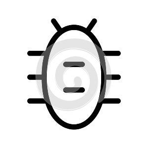 Bug Icon Vector Symbol Design Illustration