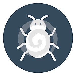 Bug, insect Isolated Vector icon which can easily modify or edit