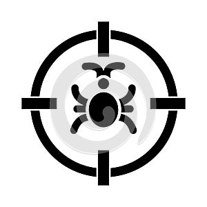 Bug malware Isolated Vector icon which can easily modify or edit