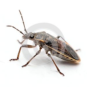 Bug searching, debugging icon isolated on white background