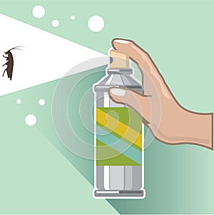 Bug Spray Vector