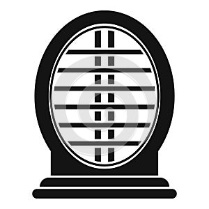 Bug zapper icon, simple style