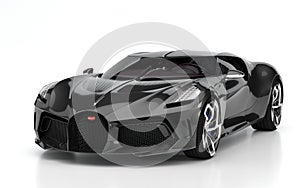 Bugatti La Voiture Noire on a white background