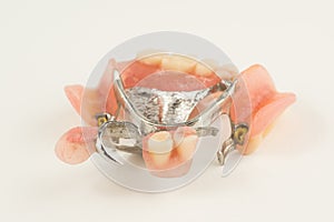 Bugel remove dentures with attachments