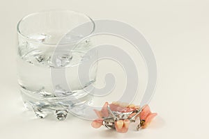 Bugel remove dentures with attachments