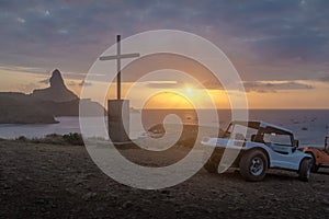 Cochecitos a atardecer capilla a hacer, brasil 