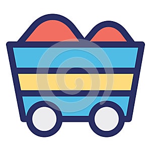 Buggy, buggy construction Isolated Vector Icon which can be easily modified or edited