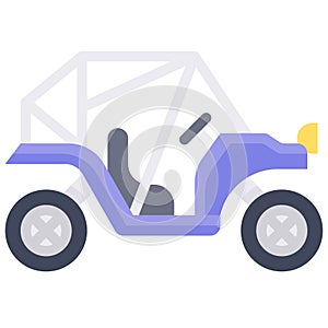 Buggy icon, transportation related vector