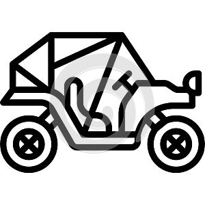Buggy icon, transportation related vector