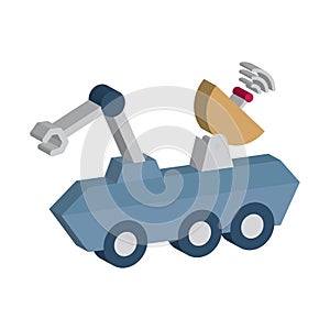 Buggy  Isometric vector icon which can easily modify or edit