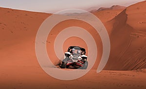 Buggy racing in the desert