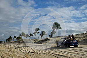 Buggy rider in Natal beach