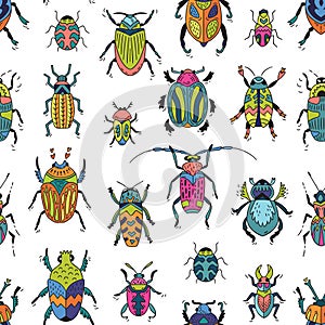 Bugs seamless pattern