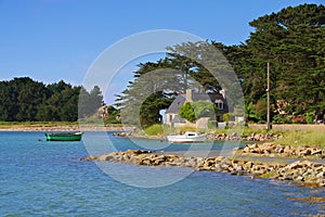 Bugueles coast in Brittany