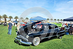 Black Buick Roadmaster Displayed At Dr. George Car Show