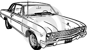 Buick Two Door Illustration