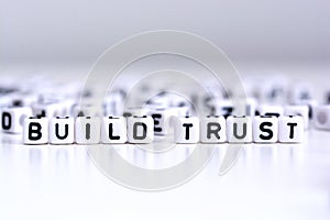 Build trust concept