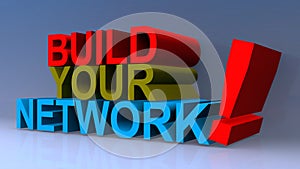 Build your network on blue