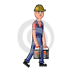 Builder bears a paint