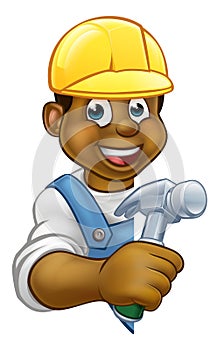 Builder Carpenter Cartoon
