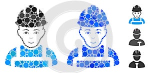 Builder Composition Icon of Spheric Items