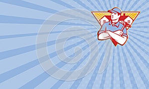 Builder Construction Worker Hammer House