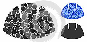 Builder helmet Composition Icon of Spheric Items