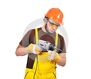 Builder holding drill
