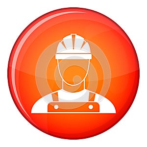 Builder icon, flat style