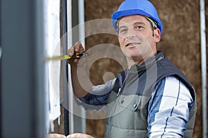 Builder installing window