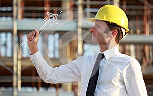 Builder manager with a magic wand