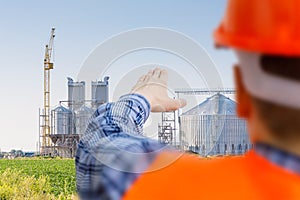 Builder manages the construction of the plant for the agricultural complex