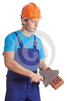 Builder with tools