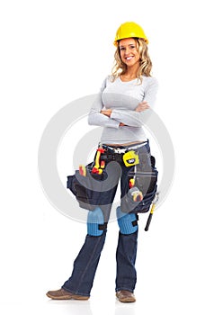 Builder woman