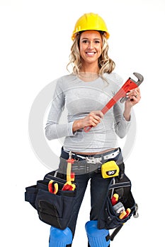 Builder woman