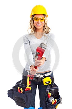 Builder woman