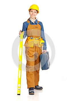 Builder woman