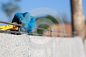 Builders are making concrete lintels