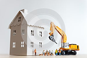 Builders Relaxing During Break On Site