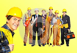 Builders workers