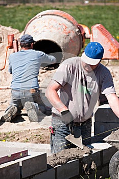 Builders working photo