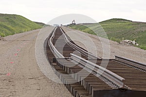 Buildind a railroad Track